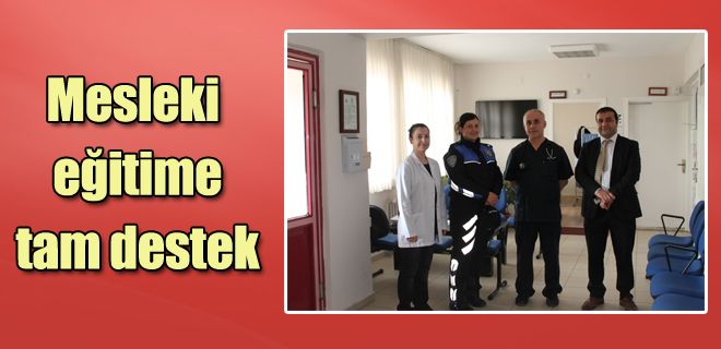 Mesleki eğitime tam destek
