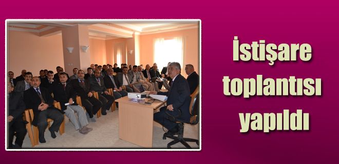 Din görevlileriyle istişare toplantısı