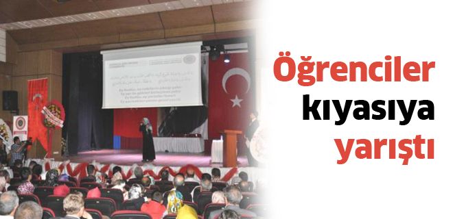 Öğrenciler kıyasıya yarıştı 