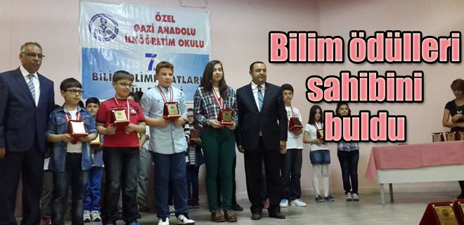 Bilim olimpiyatları ödülleri sahibini buldu