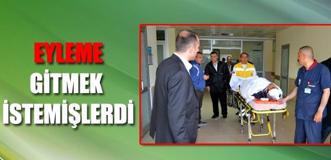Eyleme giderken yaralandılar