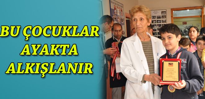 Bu çocuklar ayakta alkışlanır 