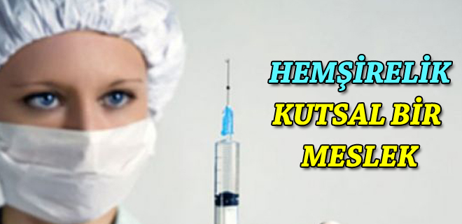 Hemşireler sorumluluklarını yerine getiriyor 