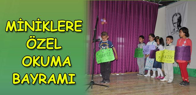 Miniklere özel okuma bayramı 