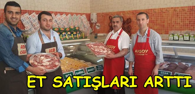 Et satışlarında hafta sonu yoğunluğu