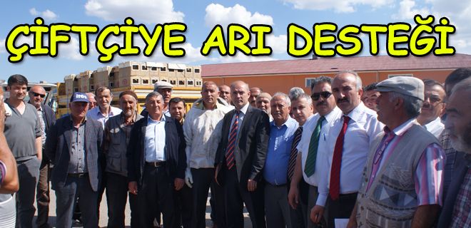 Çiftçilere Arı dağıtımı yapıldı