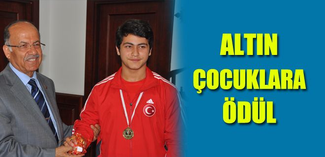 Altın çocuklara altın ödül
