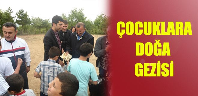 Kimsesiz çocuklara doğa gezisi 