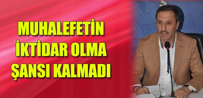 Muhalefetin şansı kalmadı