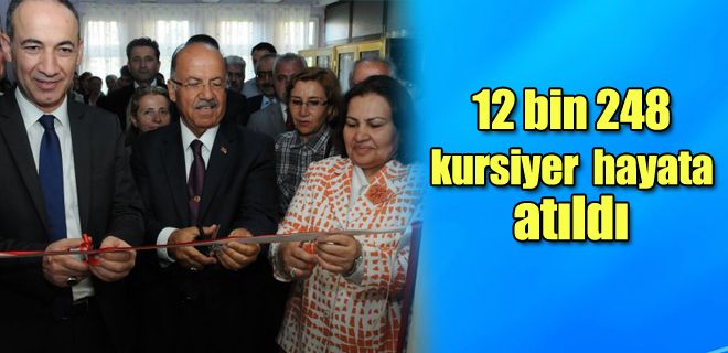 12 bin 248 kursiyer hayata atıldı