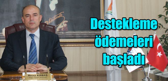 Destekleme ödemeleri başladı 