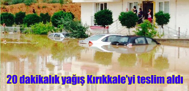 Yağış Kırıkkale`yi teslim aldı 
