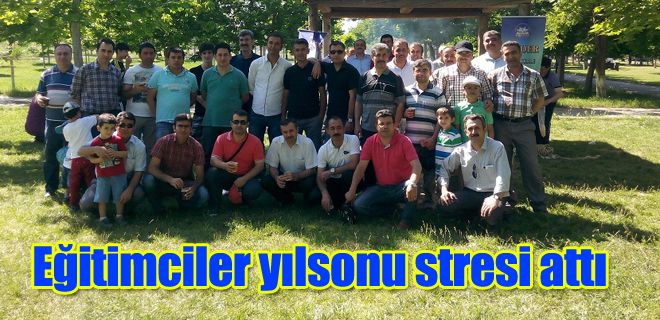 Eğitimciler yılsonu stresi attı 