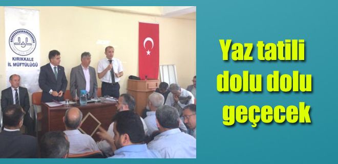 Yaz tatili dolu dolu geçecek 