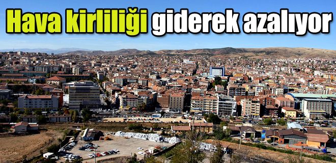 Hava kirliliği giderek azalıyor 