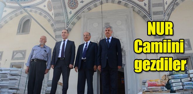 Başkan Saygılı Nur Camiini gezdi