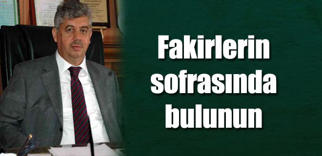 Fakirlerin sofrasında bulunun 