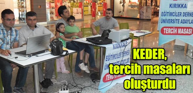 KEDER, tercih masaları oluşturdu 