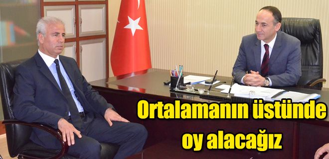 Türkiye ortalamasının üstünde oy alacağız 