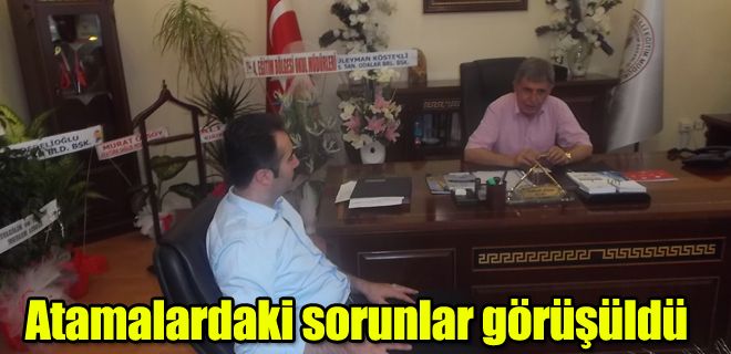 Atamalardaki sorunlar görüşüldü 