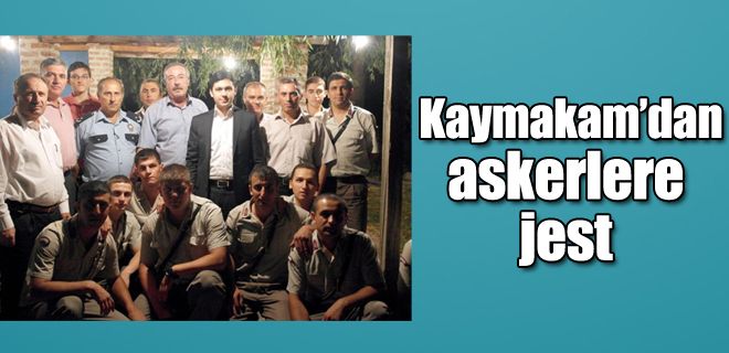Askerlere moral yemeği 