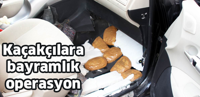 Kaçakçılara bayramlık operasyon