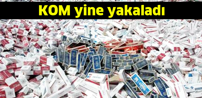 KOM yine yakaladı