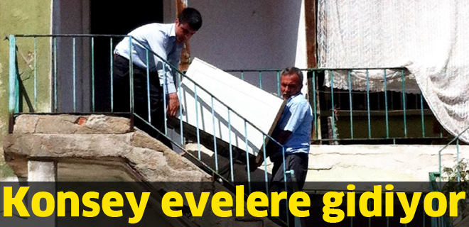 Konsey evelere gidiyor