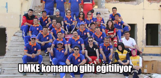 UMKE komando gibi eğitiliyor 