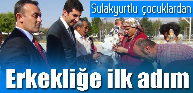 Erkekliğe ilk adım attılar