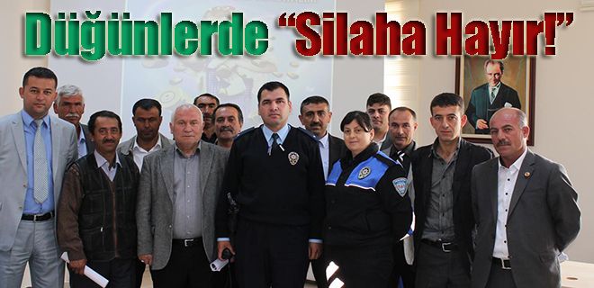 Silaha hayır semineri