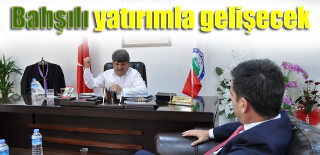 Bahşılı yatırımla gelişecek