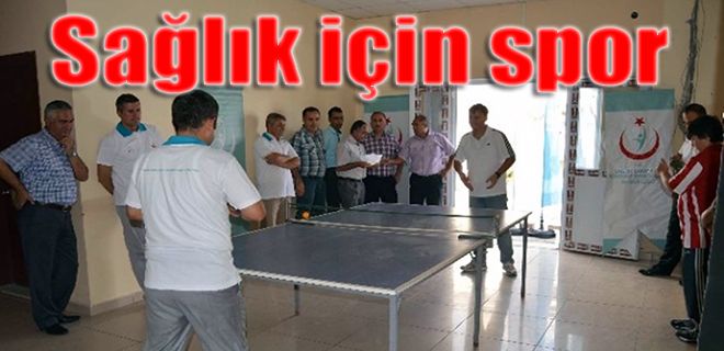Sağlık için spor