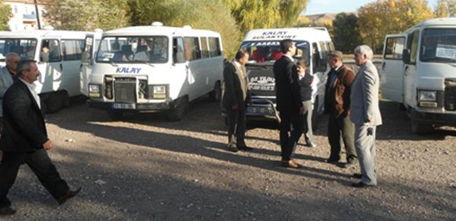 Kaymakam Kazez servisleri denetledi 