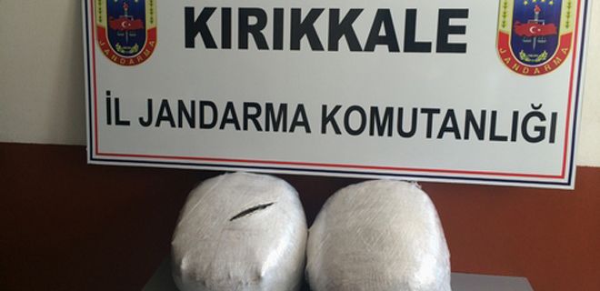 Yolcu otobüsünden esrar çıktı