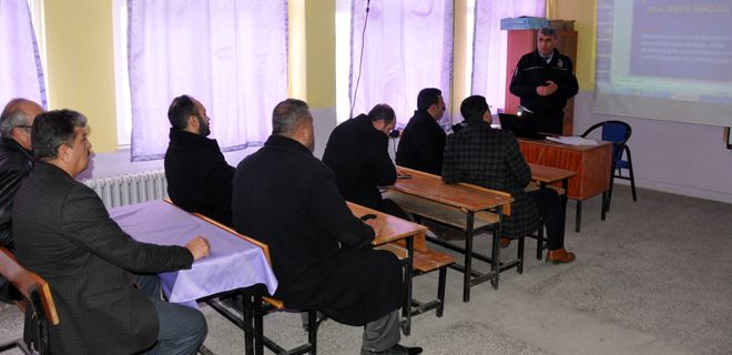 Servis şoförleri bilgilendirildi