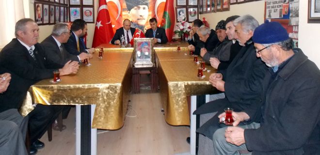 Gazi ve şehit yakınlarımızın her zaman yanlarında olduk 