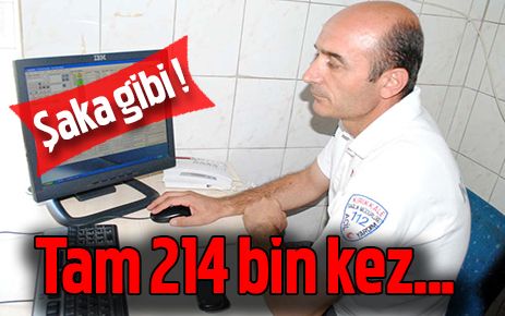 214 bin kez meşgul edildi