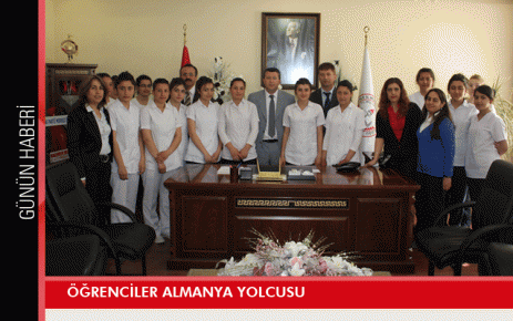 24 Öğrenciler Almanya yolcusu