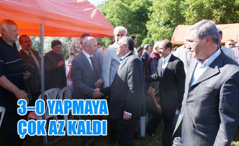 3?0 YAPMAYA ÇOK AZ KALDI 