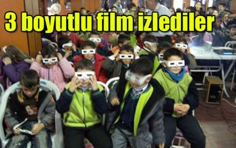 3 boyutlu film izlediler
