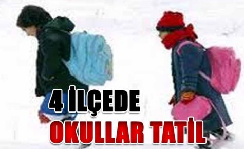 4 İLÇEDE TATİL UZATILDI