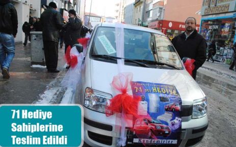 71 Hediye Sahiplerine Teslim Edildi 