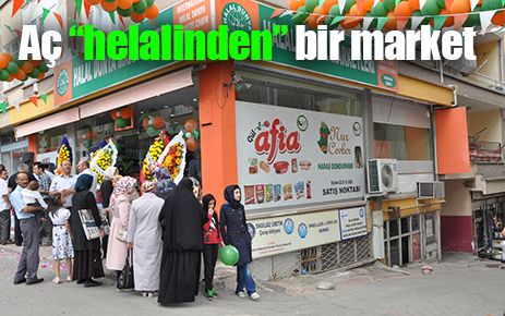 Aç bir `helalinden` market
