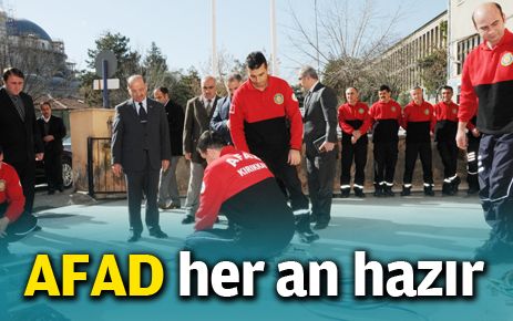 AFAD her an hazır