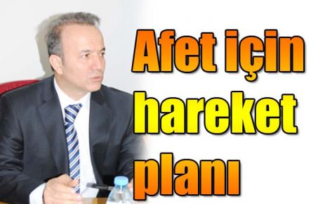 Afet için hareket planı 