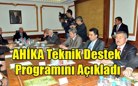 AHİKA Teknik Destek Programını Açıkladı