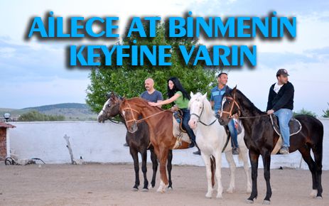 Ailece at binmenin keyfine varın