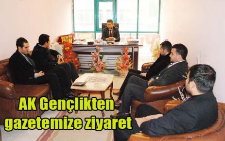 AK Gençlikten gazetemize ziyaret 