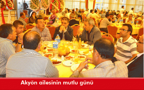 Akyön ailesinin mutlu günü 